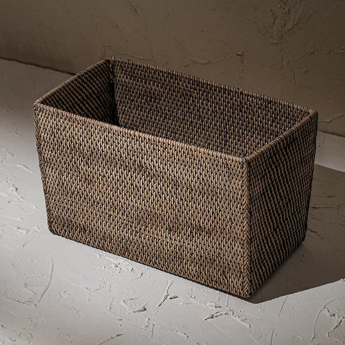 Rattan storage baskets - Different sizes and colours! - Coastal Villa Homeware